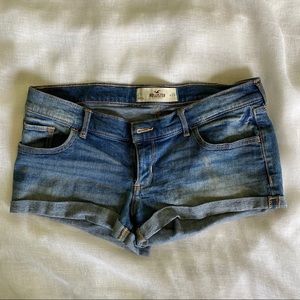 Denim Hollister shorts